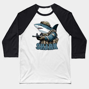 Tactical Shark Baseball T-Shirt